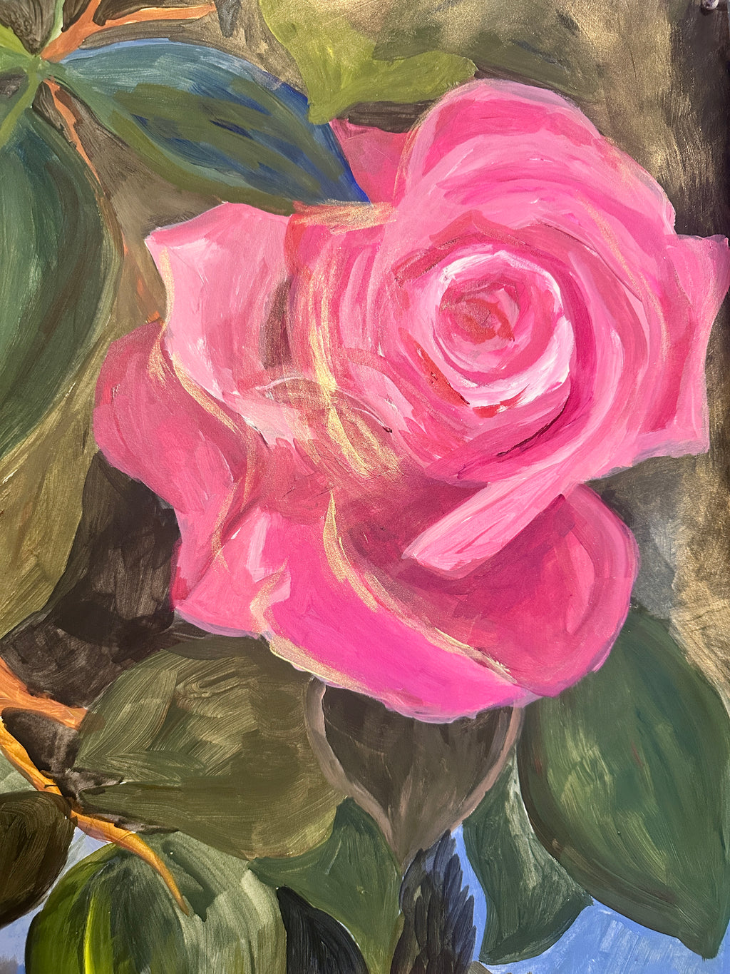 Original Rose Painting #4