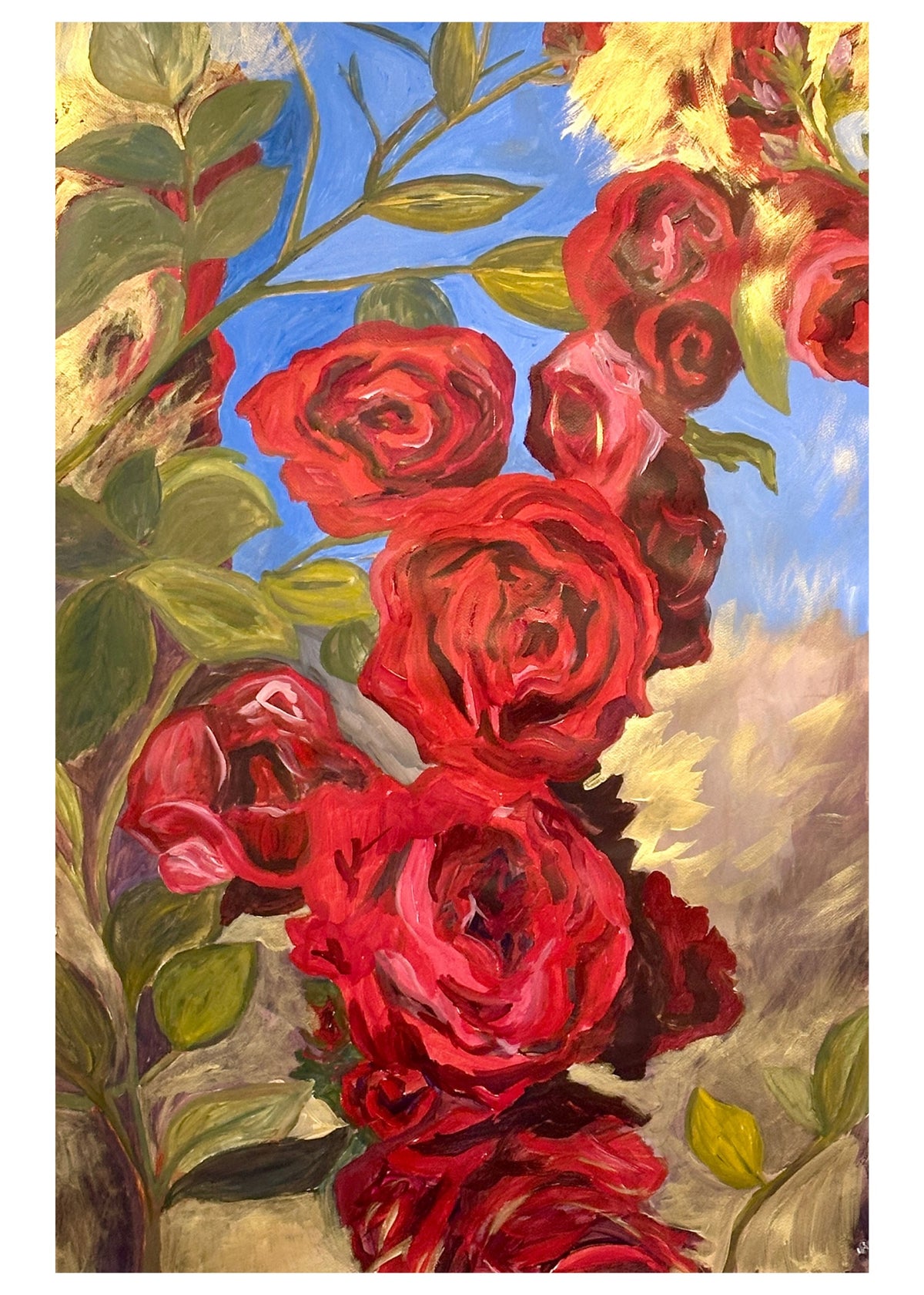 Original Rose Painting #12
