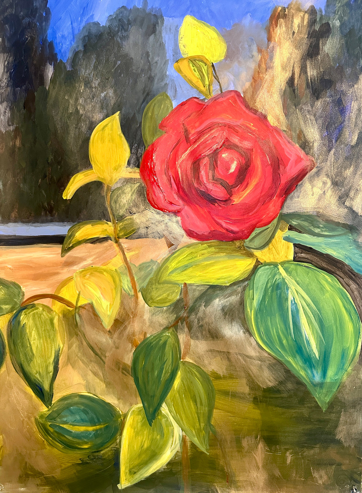 Original Rose Painting #2