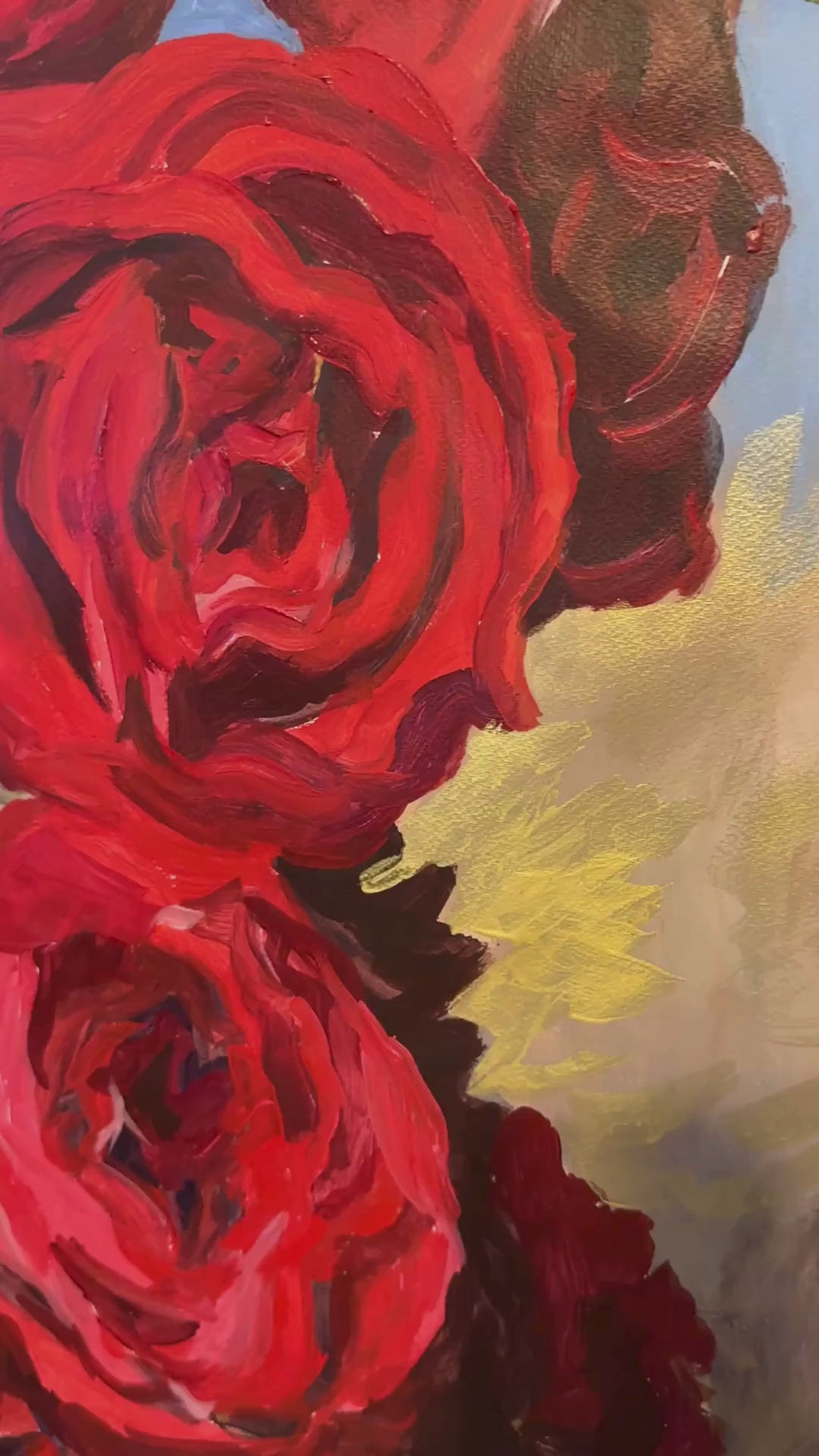 Original Rose Painting #12