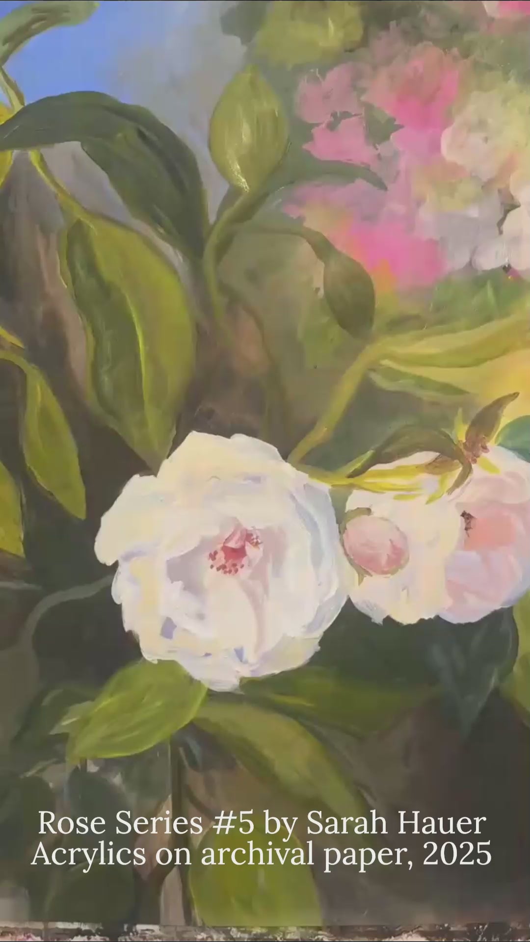 Original Rose Painting #5
